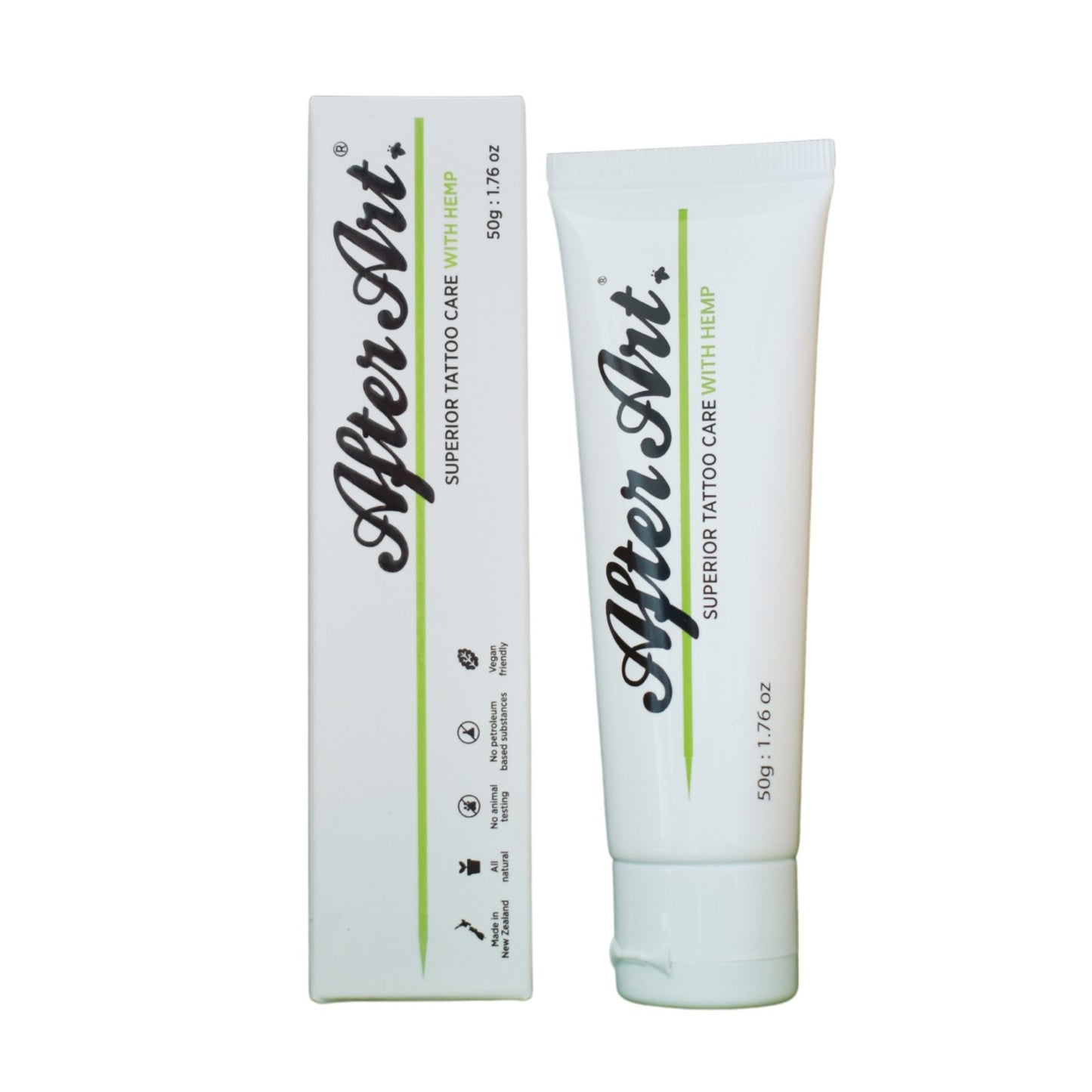 Tattoo Aftercare Cream With Hemp 1.76oz/50g Tube